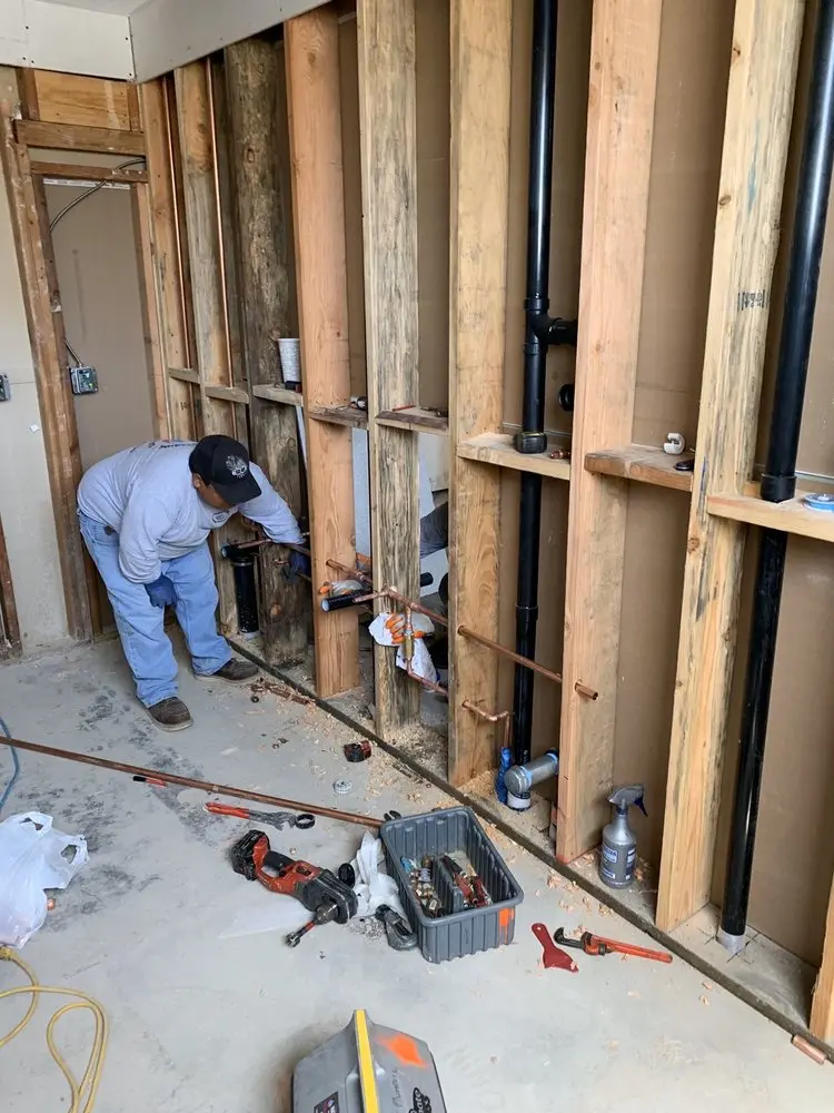 Commercial rough-in plumbing for Commercial Plumbing in Lehigh Valley Junction